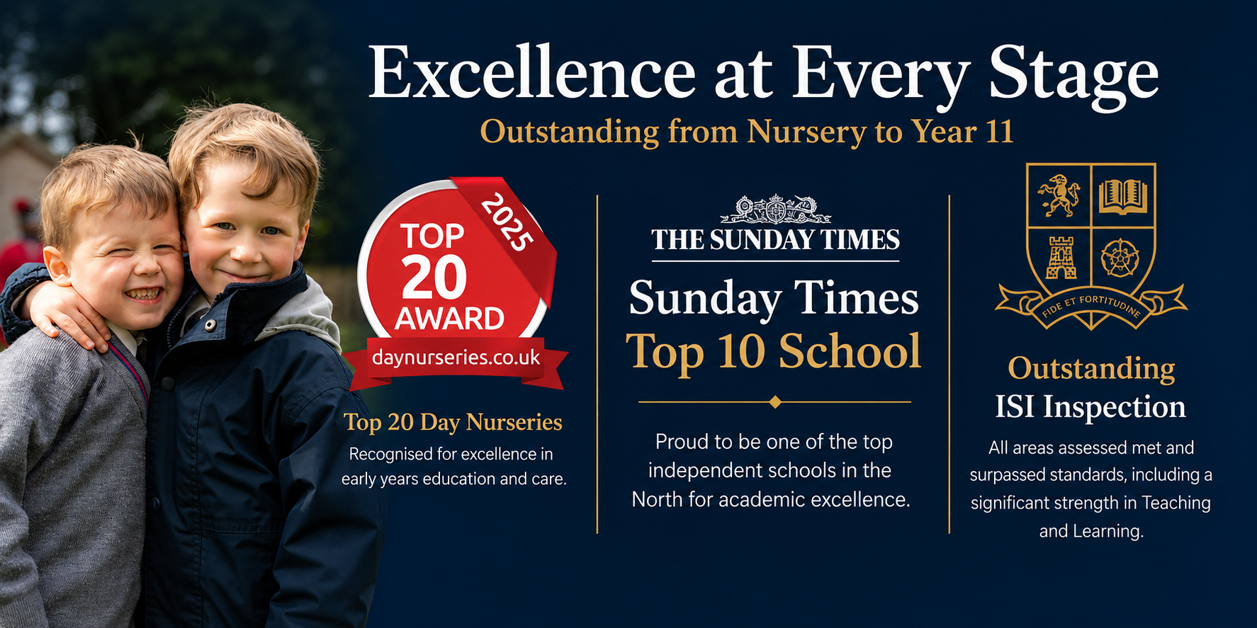 An image highlighting Huddersfield Grammar School's achievements.